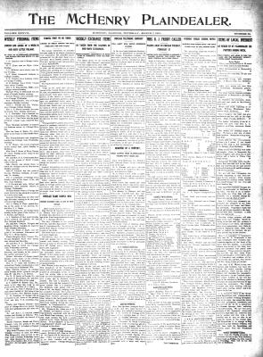 McHenry Plaindealer (McHenry, IL), 7 Mar 1912