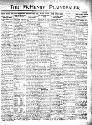 McHenry Plaindealer (McHenry, IL), 21 Mar 1912