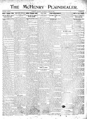 McHenry Plaindealer (McHenry, IL), 25 Apr 1912