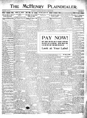 McHenry Plaindealer (McHenry, IL), 23 May 1912