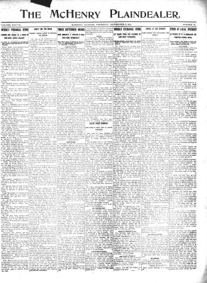 McHenry Plaindealer (McHenry, IL), 5 Sep 1912