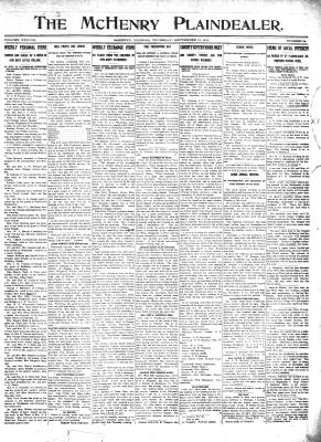 McHenry Plaindealer (McHenry, IL), 19 Sep 1912