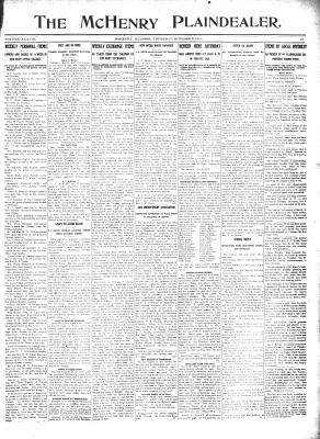 McHenry Plaindealer (McHenry, IL), 3 Oct 1912