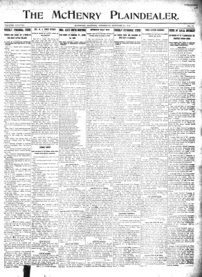 McHenry Plaindealer (McHenry, IL), 10 Oct 1912