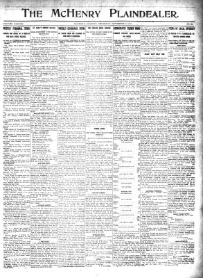 McHenry Plaindealer (McHenry, IL), 7 Nov 1912