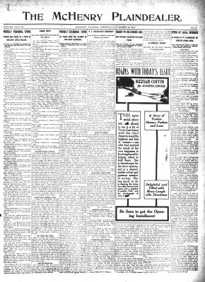 McHenry Plaindealer (McHenry, IL), 28 Nov 1912