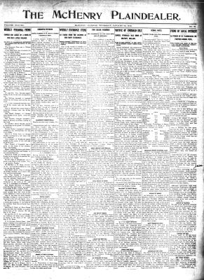 McHenry Plaindealer (McHenry, IL), 30 Jan 1913