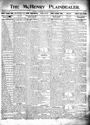 McHenry Plaindealer (McHenry, IL), 27 Feb 1913