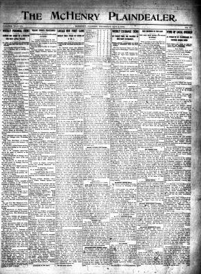 McHenry Plaindealer (McHenry, IL), 8 May 1913