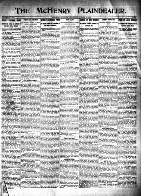 McHenry Plaindealer (McHenry, IL), 14 Aug 1913