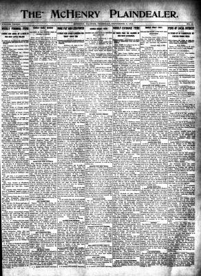 McHenry Plaindealer (McHenry, IL), 11 Sep 1913