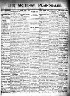 McHenry Plaindealer (McHenry, IL), 20 Nov 1913