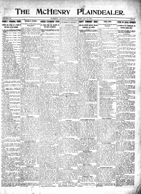 McHenry Plaindealer (McHenry, IL), 18 Feb 1915