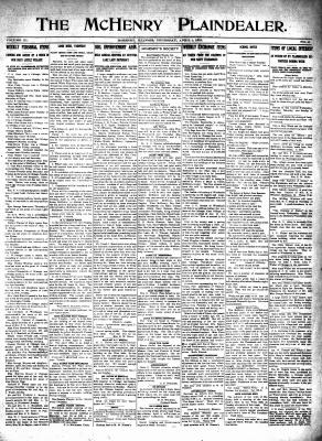 McHenry Plaindealer (McHenry, IL), 1 Apr 1915