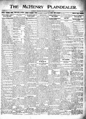 McHenry Plaindealer (McHenry, IL), 8 Apr 1915