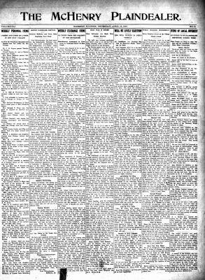 McHenry Plaindealer (McHenry, IL), 13 Apr 1916