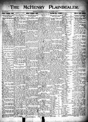 McHenry Plaindealer (McHenry, IL), 9 Nov 1916