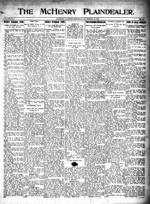 McHenry Plaindealer (McHenry, IL), 23 Nov 1916