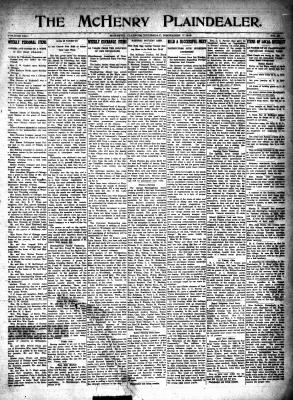 McHenry Plaindealer (McHenry, IL), 7 Dec 1916