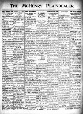 McHenry Plaindealer (McHenry, IL), 22 Nov 1917