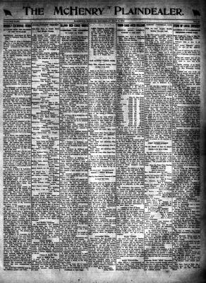 McHenry Plaindealer (McHenry, IL), 9 May 1918