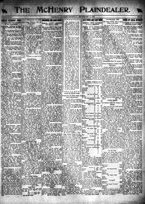 McHenry Plaindealer (McHenry, IL), 12 Sep 1918