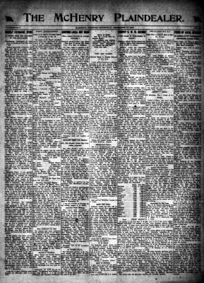 McHenry Plaindealer (McHenry, IL), 19 Dec 1918