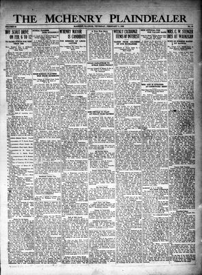 McHenry Plaindealer (McHenry, IL), 2 Feb 1928