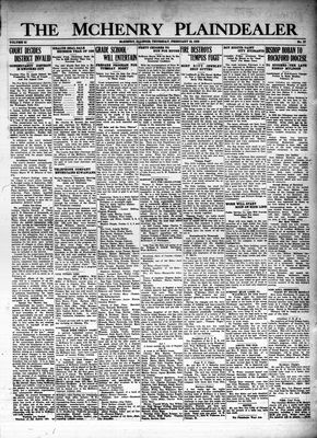 McHenry Plaindealer (McHenry, IL), 16 Feb 1928