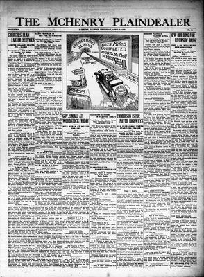 McHenry Plaindealer (McHenry, IL), 5 Apr 1928