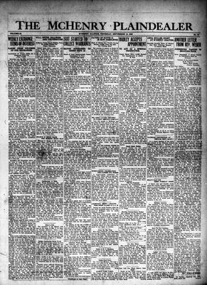 McHenry Plaindealer (McHenry, IL), 13 Sep 1928