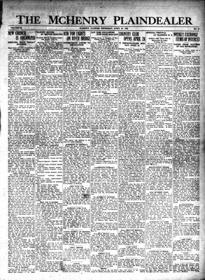 McHenry Plaindealer (McHenry, IL), 25 Apr 1929