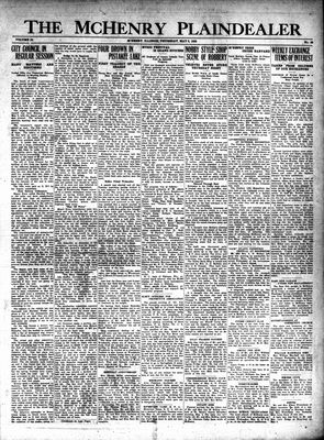 McHenry Plaindealer (McHenry, IL), 9 May 1929