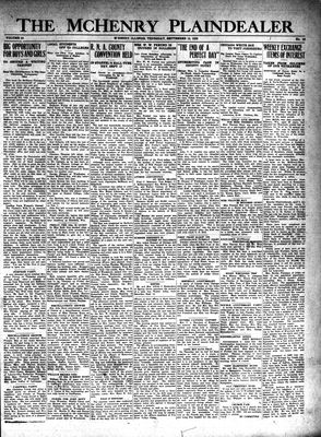 McHenry Plaindealer (McHenry, IL), 19 Sep 1929