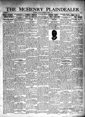 McHenry Plaindealer (McHenry, IL), 3 Apr 1930