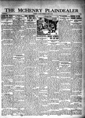 McHenry Plaindealer (McHenry, IL), 10 Jul 1930