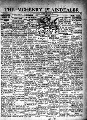 McHenry Plaindealer (McHenry, IL), 28 Aug 1930