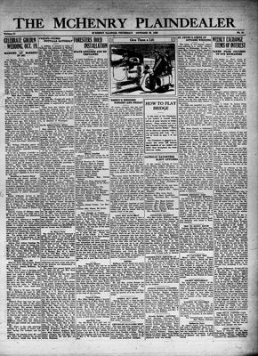 McHenry Plaindealer (McHenry, IL), 22 Oct 1931