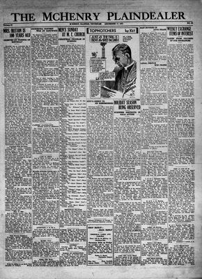 McHenry Plaindealer (McHenry, IL), 17 Dec 1931