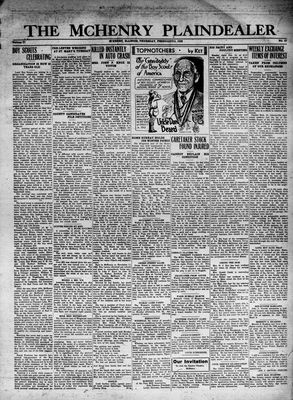 McHenry Plaindealer (McHenry, IL), 11 Feb 1932