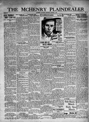 McHenry Plaindealer (McHenry, IL), 3 Mar 1932