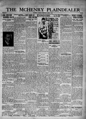 McHenry Plaindealer (McHenry, IL), 7 Apr 1932