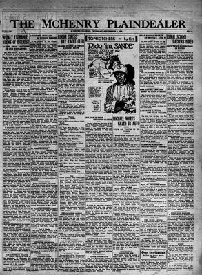 McHenry Plaindealer (McHenry, IL), 1 Sep 1932