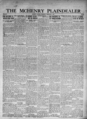 McHenry Plaindealer (McHenry, IL), 9 Feb 1933