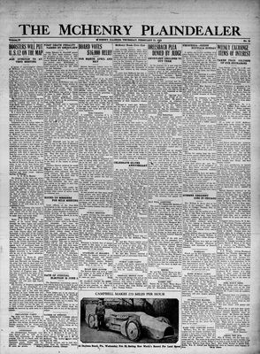 McHenry Plaindealer (McHenry, IL), 23 Feb 1933