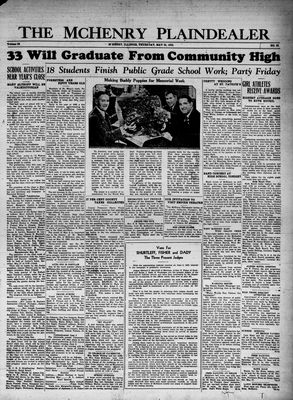 McHenry Plaindealer (McHenry, IL), 25 May 1933