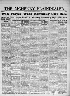 McHenry Plaindealer (McHenry, IL), 7 Sep 1933