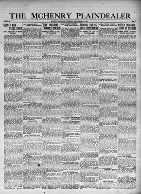 McHenry Plaindealer (McHenry, IL), 21 Sep 1933