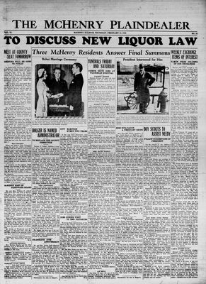 McHenry Plaindealer (McHenry, IL), 15 Feb 1934