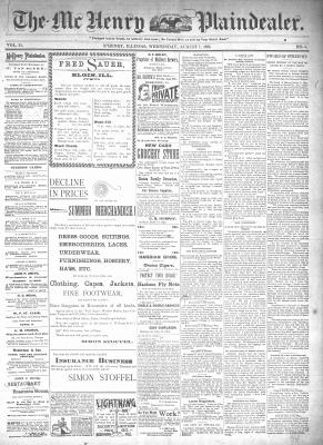 McHenry Plaindealer (McHenry, IL), 7 Aug 1895